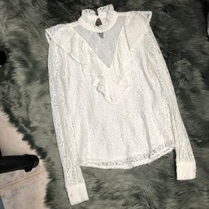 Long sleeve and lace blouse Victorian inspired